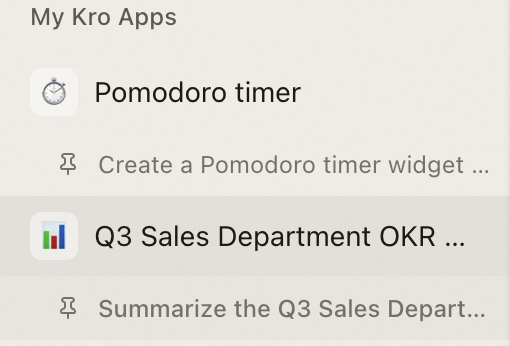 My Kro Apps
